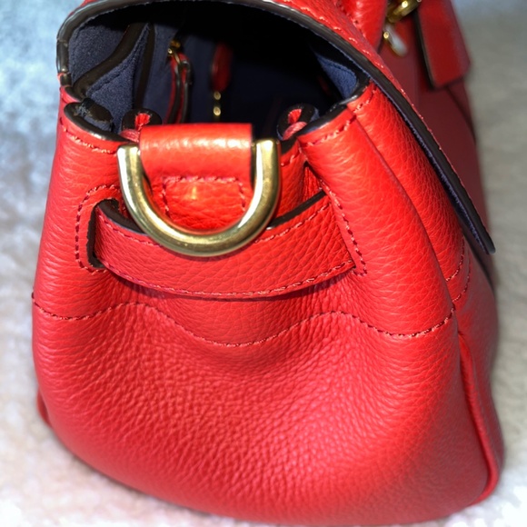 Authentic Mulberry Small Bayswater Red Leather Satchel Handbag - Picture 7 of 16